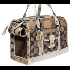 Coach pet carrier